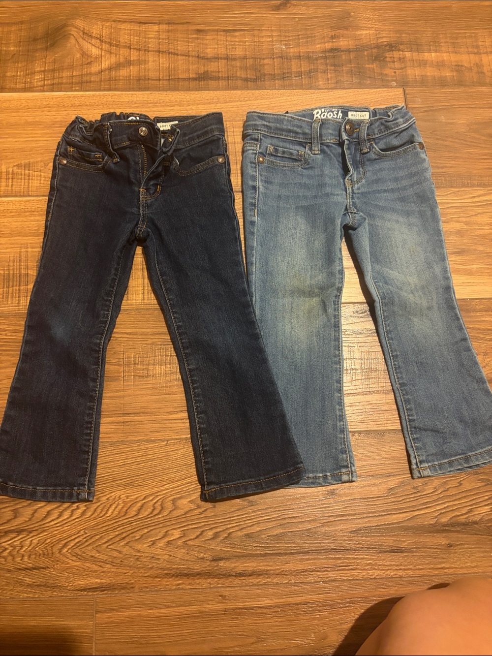 OshKosh B'gosh Girls' Dark Blue & Light Blue Jeans